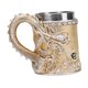 thumbnail image 3 of Taza para beber, taza de café en relieve con asa, taza de viaje, bar, restaurante, taza de cerveza para salir, acampar, viajar, regalo, oficina oro, 3 of 8