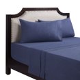 thumbnail image 2 of Mainstays 4-Piece Oceana Blue Flannel Sheet Set, Double, 2 of 6