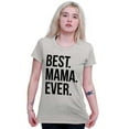 thumbnail image 4 of Best Mama Ever Mom Mommy Mothers Day Womens Fitted Plus Size Graphic Tee Brisco Brands 2X, 4 of 5