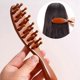 thumbnail image 3 of Handmade Sandalwood Wooden Hair Comb with Ergonomic Long Handle for Scalp Massage and Hair Growth, 3 of 4