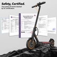 thumbnail image 5 of Electric scooters for adults, 550W Motor 19Mph Portable Folding E Scooter Up to 19 Miles Range, 8.5"Tire, with Side Light and APP, 5 of 13