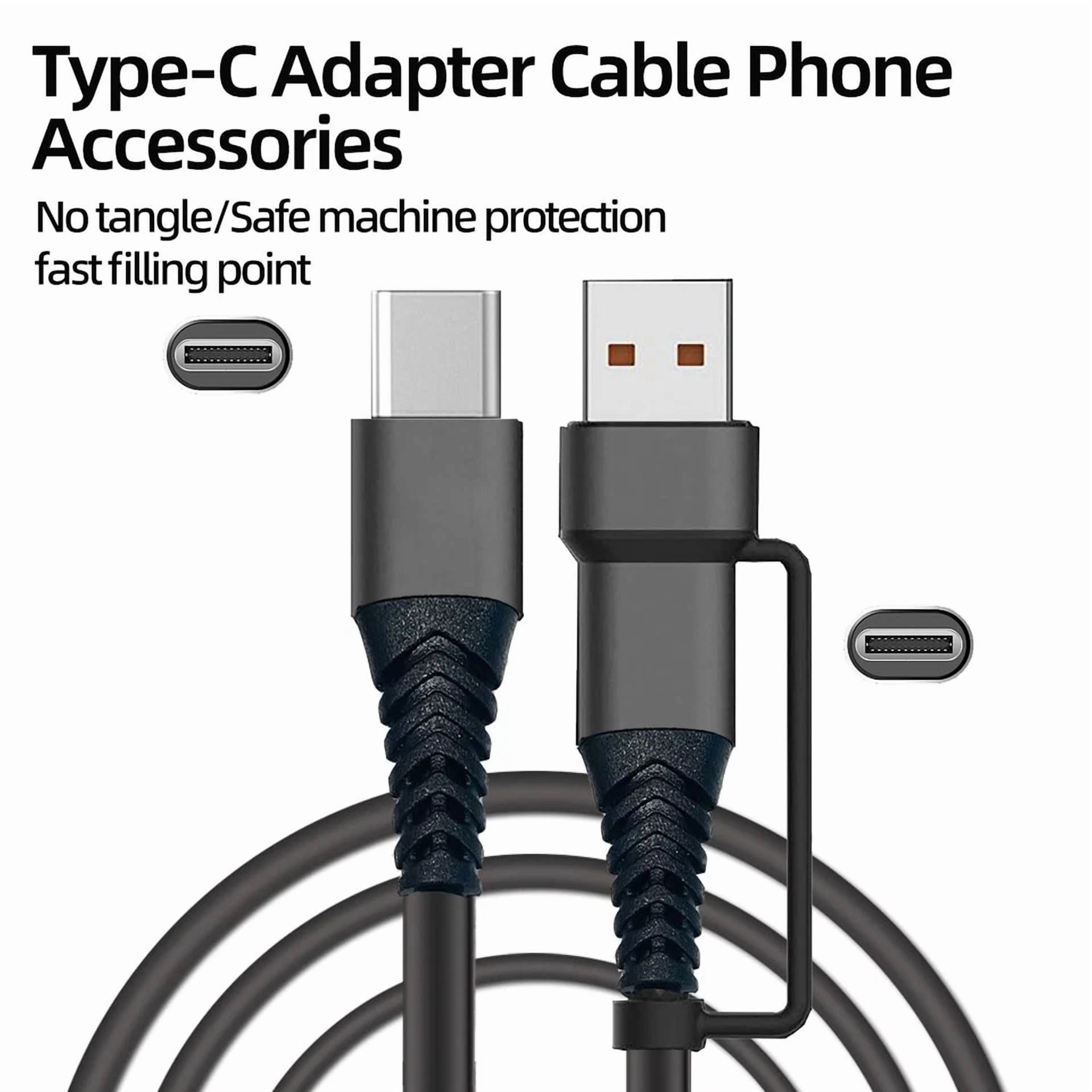 CIRCLE- Usb C Cable To C,60W 3Ft 2 Pack Type C Charger Fast 3 Ft, Black 60W