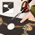 thumbnail image 6 of Yayeee Faucet Mat for Kitchen Sink 14.7" Diatomite Long Splash Guard Pad, Skeleton Stripes, 6 of 7