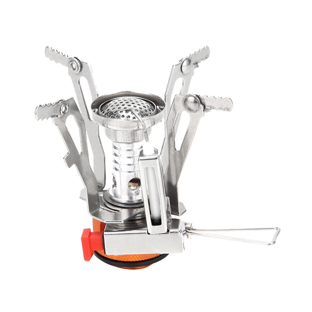 Weloille Ultralight and Portable Camping Stove, Backpacking Stove, Pocket Camp Stove with Piezo Ignition