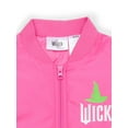 thumbnail image 3 of Wicked Girl's Ruched Bomber Jacket, Pink, Sizes 4-20, 3 of 3