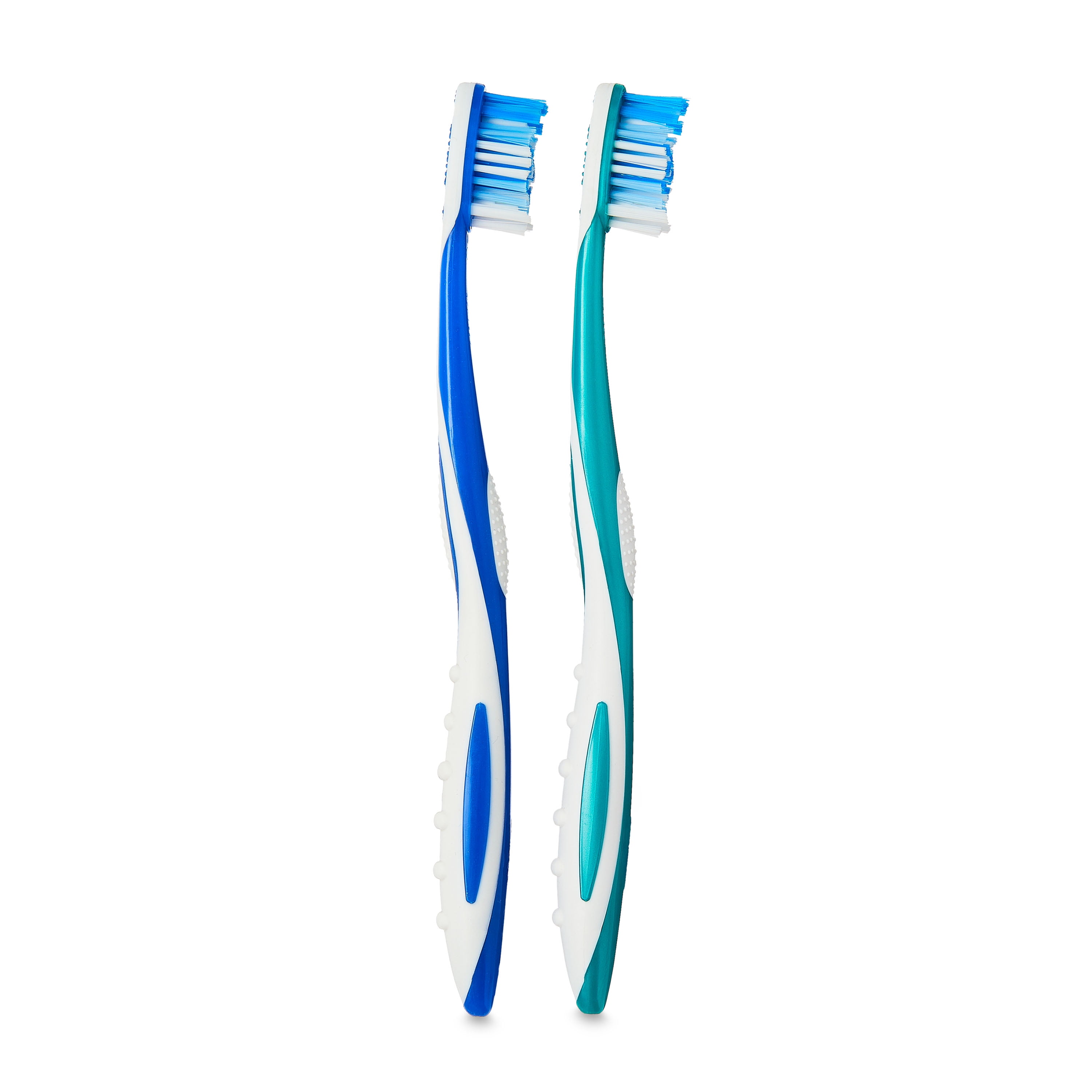 Equate Rotation Manual Toothbrush with Tongue and Cheek Cleaner, Medium