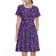 thumbnail image 1 of Balery Purple Leopard Vestidos sueltos de manga corta para mujer, vestidos de verano 2025, vestidos casuales de corte A con vuelo., 1 of 6