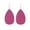 esrring 839, variant on Hypoallergenic Surgical Steel Earrings for Sensitive Ears Leather Several Drops Teardrop Earrings Ladies Gift Jewelry for Women Wedding Gifts for Birthday Anniversary for Her