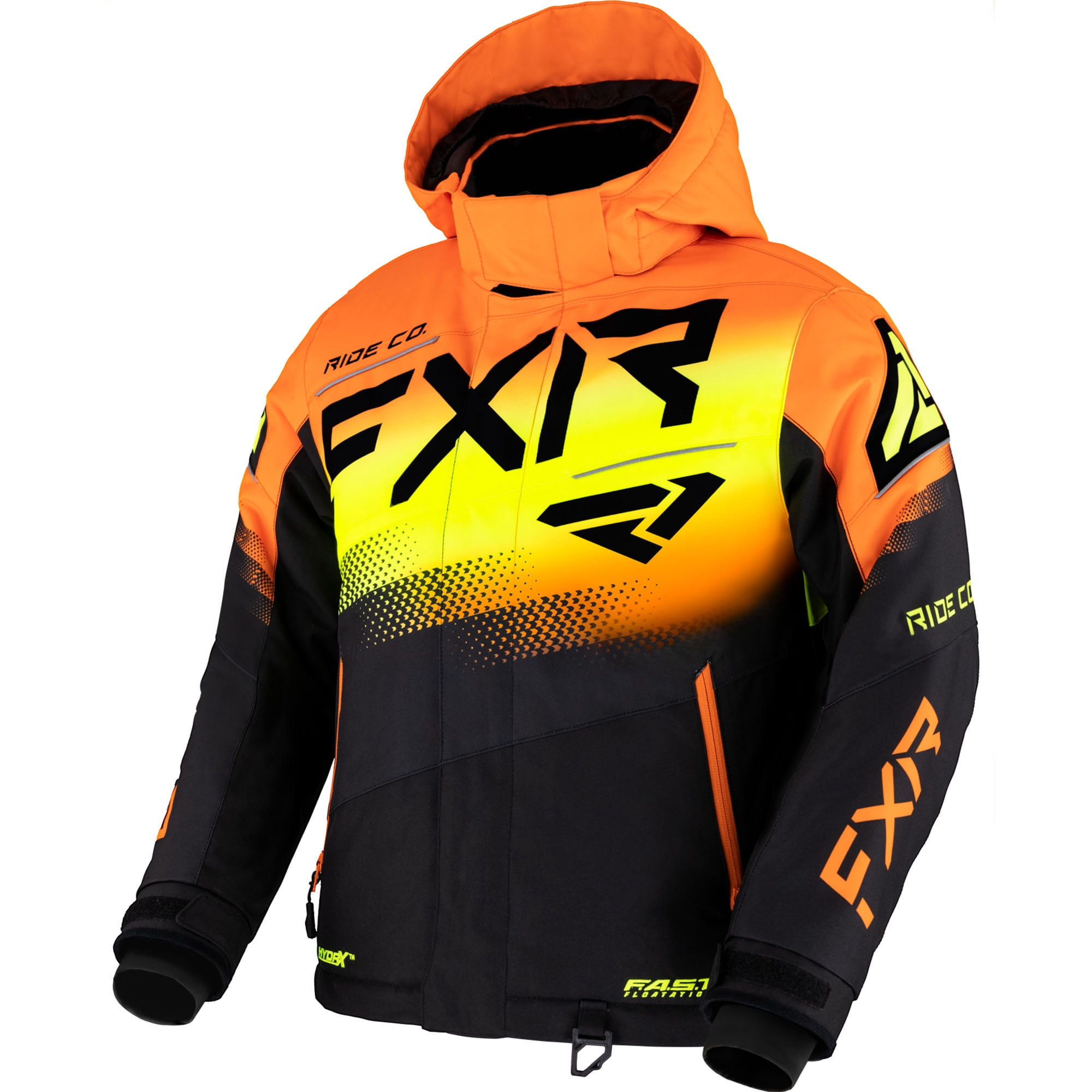 FXR Black Orange Hi-Vis Child Boost 