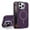 Darkpurple, variant on ELEHOLD Case For iPhone 16 Pro Max Slim Shockproof Mangetic Stand Cover, [Mag Safe Compatible], [with Metal Lens Bracket], [Efficient Cooling Design], Black