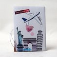 thumbnail image 3 of Travel Passport Holder Cover Wallet Id Card Case with Buckle PU Leather Passport Passport holder and document holder（4pcs）, 3 of 5