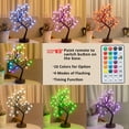 thumbnail image 2 of Lámpara de mesa Pooqla RGB Cherry Blossom Tree con 36 LED 16 colores, 2 of 6