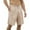 J279#Khaki, variant on RMGVDSD Mens Straight-Fit Shorts Male Summer Casual Shorts Solid Color Short Pants Button Short Trousers Pocket Fashion Shorts Comfort Sweat Pants