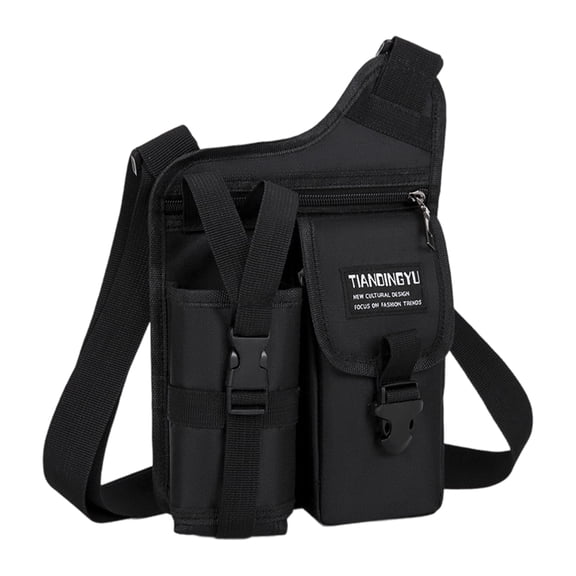 Modern Crossbody Pack Water Bottle Storage Bag Breathable Adjustable Strap Spacious Organization For Hiking Daily Use