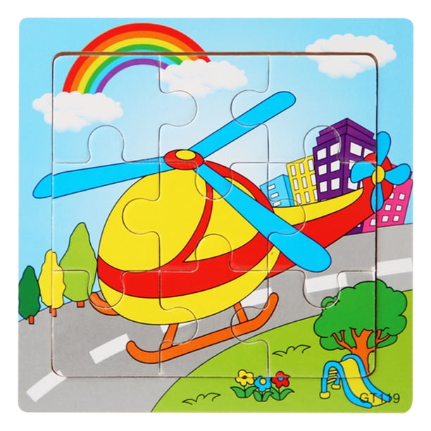 Teissuly Trumpet 9 Pieces Puzzle Children's Educational Early Education Intellectual Development Wooden Toy Teissuly WER202311213100