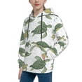 thumbnail image 2 of Lsque Cute Turtle Patten Youth Hoodie Sweatshirt Pullover with Kangaroo Pocket Boys and Girls Hoodie Warm Hoodie for Kids-X-Large, 2 of 6