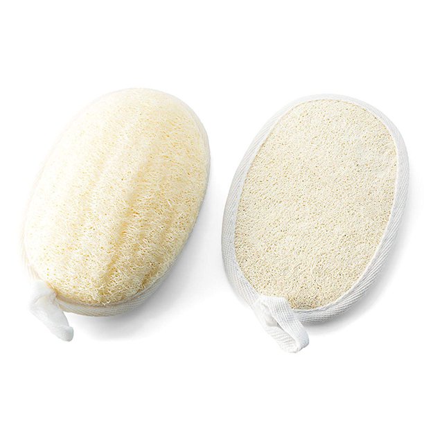 Unisex Exfoliating Loofah Pads Sponge Ball Rub for Bath Spa and Shower