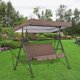 thumbnail image 3 of Muyoka Columpio Toldo impermeable Columpio Cubierta superior Reemplazo Resistente a la intemperie Banco grande Cojín Toldo para jardín al aire libre Patio Muyoka Hogar, 3 of 7