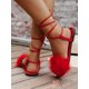 thumbnail image 3 of Women's Flat Sandals, Fashionable, Fluffy, Casual, Strappy, Beach Slippers, Plus Size, opean And American Style, 3 of 5
