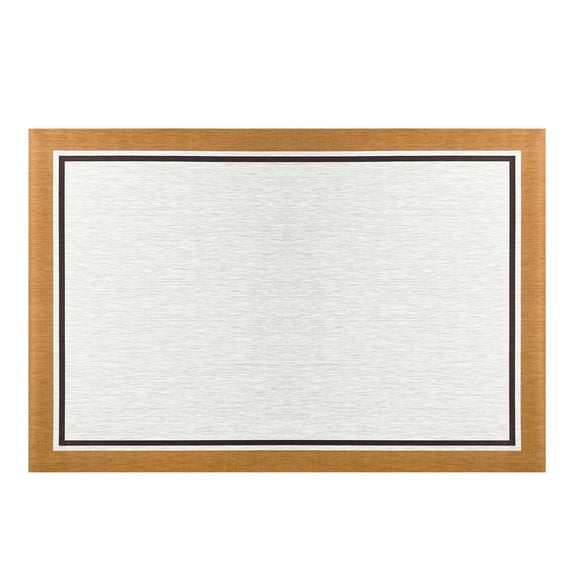 Dekorman Casahola Lancaster Woven Vinyl Home Kitchen Mat Waterproof Area Rug for Indoor/Outdoor 48"x72"