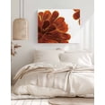 thumbnail image 3 of Burnt Orange Wall Art for Living Room,Canvas Picture Wall Decor for Bathroom Bedroom,Sparkle Gold Stained Floral Flower Art Painting Artwork for Office Kitchen Hallway Dining Room Home Decor 16"x20", 3 of 8