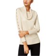 thumbnail image 2 of Thalia Sodi suéter adornado para mujer, metálico, extragrande Thalia Sodi Pull-over, 2 of 2