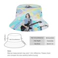 thumbnail image 2 of Los Colores Dentro Sombrero bucket para adultos, gorra de protección solar, sombrero de pescador plegable para viajes al aire libre, pesca y actividades de verano, 2 of 6