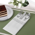 thumbnail image 3 of Servilletas de baño desechables FOCUSLINE 200 Linen Feel Silver, 3 of 7