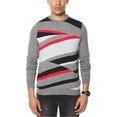 thumbnail image 1 of Suéter con Intarsia geométrica Sean John para hombre gris grande 3X, 1 of 1
