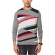 thumbnail image 1 of Suéter con Intarsia geométrica Sean John para hombre gris grande 3X, 1 of 1