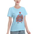 thumbnail image 2 of T-Shirt Basique à Manches Courtes pour Femmes une Pièce Jinping, 2 of 6