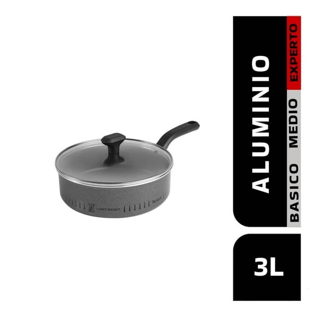 Cacerola T-fal Titanium Force 24 cm Gris