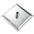thumbnail image 2 of 8 Inch Ultra Slim Design Shower Head with Anti-clogging Silicone Nozzles, 2 of 4