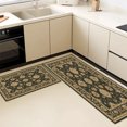 thumbnail image 5 of Farmhouse Kitchen Rugs Set 3 Piece, Boho Kitchen Mats for Floor, Non-Slip Kitchen Rug Waterproof Mats for Kitchen, Runner Rugs for Hallway Laundry Holiday Sink Decor, 5 of 12