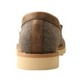 thumbnail image 4 of Men's Twisted X MCA0035 Moc Toe Slip On Dust Eco Tweed/Full Grain Leather 13 M, 4 of 5