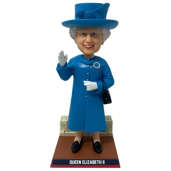 Queen Elizabeth II Light Blue Bobblehead