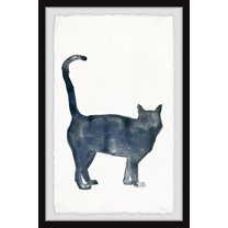 Parvez Taj Shy Cat Framed Wall Art