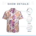 thumbnail image 7 of High Quality Hawaiian Shirts for Men Short Sleeve Aloha Beach Shirt Floral Summer Casual Button Down Shirts Blouses AOMX22, 7 of 7