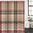 thumbnail image 3 of Buffalo Plaid Waterproof Fabric Shower Curtain,Modern Farmhouse Colorful Checkered Waterproof Fabric Shower Curtain for Bathroom Curtains Bathtubs Hotel Shower Curtains with 12 Hooks Standard 72x72, 3 of 8