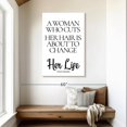 thumbnail image 2 of Elephant Stock Coco Chanel Hair Quote Wall Art - Vertical Canvas Wall Art - Living Room Wall Decor - Inspirational And Typography Canvas - White And Black Decor - 30" x 45", 2 of 8