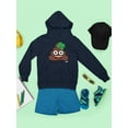 thumbnail image 3 of Lucky Poo Emoji - Fun Clover Charm Design Youth's Hoodie, 3 of 4