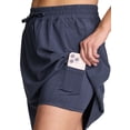 thumbnail image 3 of RBX Active Women's Plus Size Woven Paneled Flared Golf Skort, 3 of 7