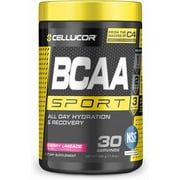 Cellucor BCAA Sport, BCAA Powder Sports Drink for Hydration & Recovery, Cherry Limeade, 30 Servings