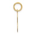 thumbnail image 3 of 14K Gold Polished Fancy Initial Letter E Charm Pendant, 3 of 5