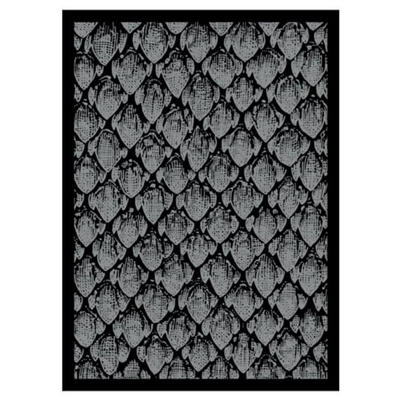 Legion Supplies LGNMAT082 Silver Dragonhide Double Matte Standard Size Card Sleeves - 50 Count