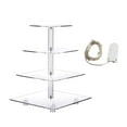 thumbnail image 1 of Stacking Stand Dessert Acrylic Stand 4 Tower Tier Display Dessert Cake Tray Food Kitchen，Dining & Bar, 1 of 2
