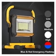 thumbnail image 4 of Projecteur d'Inondation Étanche 100 W, Réflecteur Extérieur, Projecteur Externe à DEL, Projecteur RVB, Projecteur de Recherche, Rechargeable par Batterie 6*18650, 4 of 7