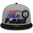 thumbnail image 2 of Men's New Era Gray/Black Boston Celtics 2022 Eastern Conference Champions Locker Room 9FIFTY Snapback Adjustable Hat, 2 of 6