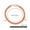 20.32cm, variant on Men's Pure Copper Bracelet Women's Adjustable Cuban Chain Ring Lobster Buckle 6mm Scratch-resistant