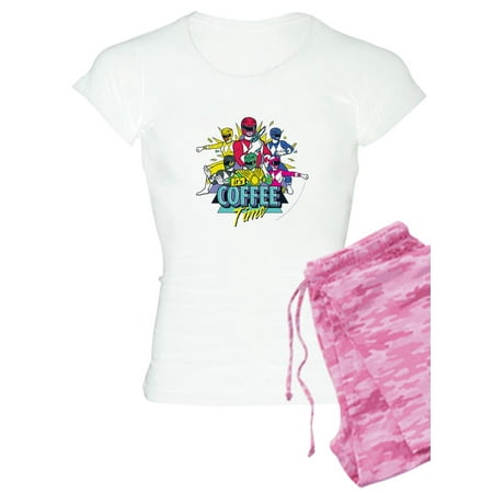 

CafePress - Power Rangers It s Coffee Time - Women s Light Pajamas